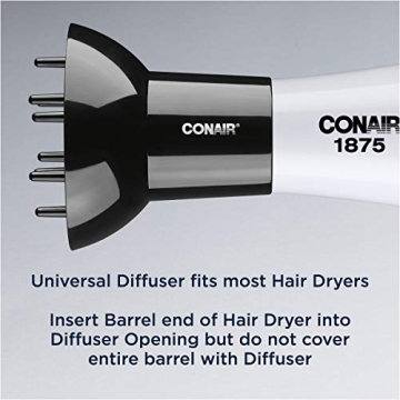 Conair Volumizing Universal Hair Diffuser for Effortless Curls