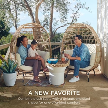 Stylish Best Choice Wicker Egg Chair for Indoor Outdoor Comfort