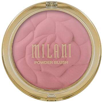 Milani Rose Powder Blush, Romantic Rose [01] 0.60 oz (Pack of 2)