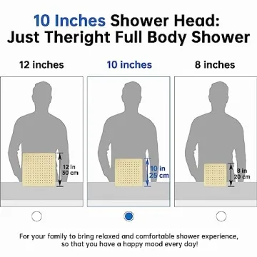 G-Promise All Metal Shower Head & Wand Combo for Luxury