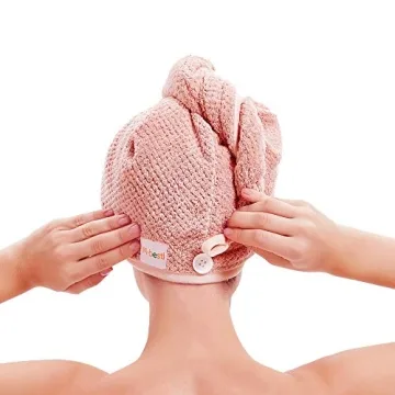 M-bestl Hair Drying Towels - Soft & Quick-Dry 2-Pack