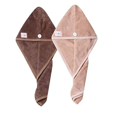 M-bestl Hair Drying Towels - Soft & Quick-Dry 2-Pack