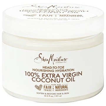 Sheamoisture Head-to-Toe Nourishing Hydration for Dry Skin 100% Virgin Coconut Oil Paraben Free Skin...