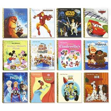 Disney's 100th Anniversary Boxed Set of 12 Little Golden Books (Disney)
