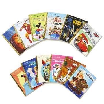 Disney's 100th Anniversary Boxed Set of 12 Little Golden Books