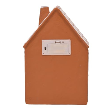 Pre-lit Ceramic Gingerbread Holiday Houses Set of 2