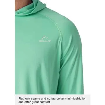 Willit Men's UPF 50+ Sun Shirt for Outdoor Activities