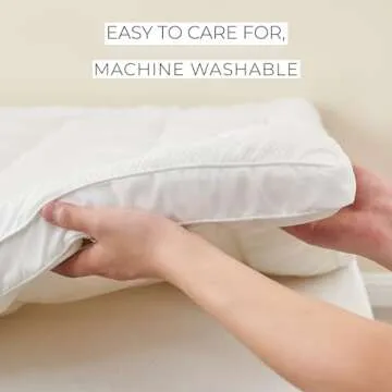 Great Bay Home Full Mattress Topper - Thick, Elastic Corner Design, Ultra-Soft Pillowtop for Any Bed...