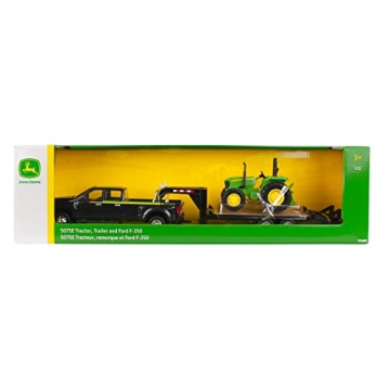 ERTL Ford F350 and John Deere Tractor Set for Kids