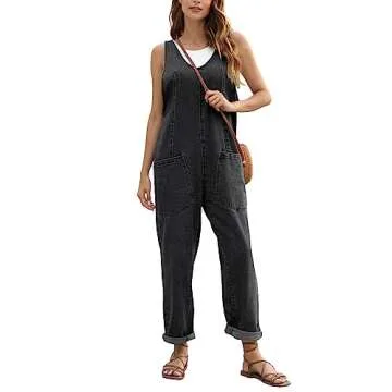 Stylish GREAIDEA High Roller Denim Jumpsuits for Women