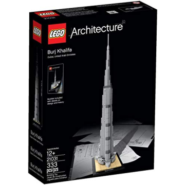Stunning LEGO Architecture Burj Khalifa 21031 Set with 333 Pieces
