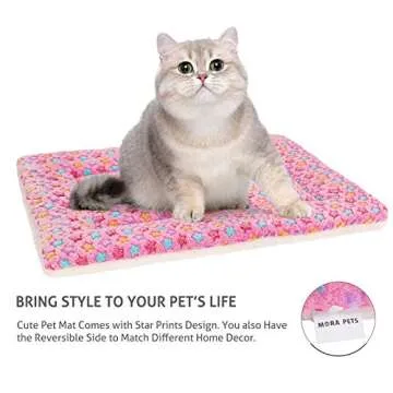 Mora Pets Ultra Soft Pet Bed for Small Dogs and Cats