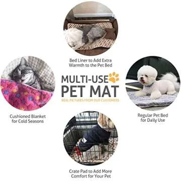 Mora Pets Ultra Soft Pet Bed for Small Dogs and Cats