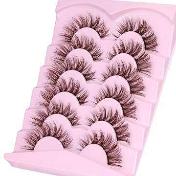 Lash Clusters DIY Eyelash Extension Natural Look Cluster Lashes Brown Fluffy DIY Lash Extensions 3D Individual Lashes Mink False Eyelashes by ALICE