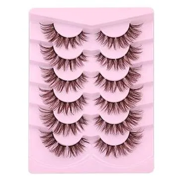 Lash Clusters DIY Eyelash Extension Natural Look Cluster Lashes Brown Fluffy DIY Lash Extensions 3D Individual Lashes Mink False Eyelashes by ALICE
