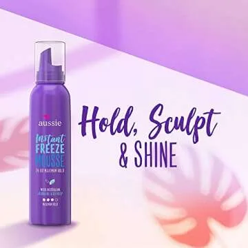 Aussie Mousse Instant Freeze Sculpting 6 Ounce (177ml) (6 Pack)