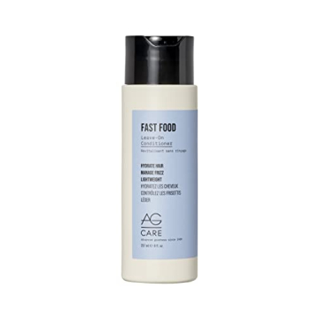 AG Care Fast Food Leave-On Conditioner, 8 Fl Oz - Perfect for Frizz-Free Hair Days