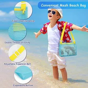 Tagitary Beach Sand Toys Set 20Pcs Fun for Kids