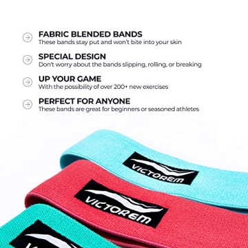 Victorem Resistance Hip Booty Bands for Effective Workouts