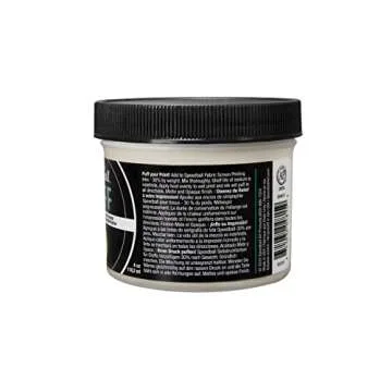 Speedball Puff Ink Modifier, 4oz, Fabric Screen Printing Ink Additive for Raised Prints