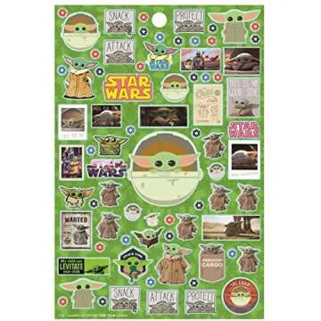 Baby Yoda Star Wars Sticker Pack with 300+ Stickers