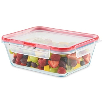 Pyrex Freshlock Glass Food Storage Container, Airtight & Leakproof Locking Lids, Freezer Dishwasher ...