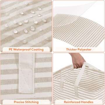 Lifewit Large Waterproof Collapsible Laundry Hampers