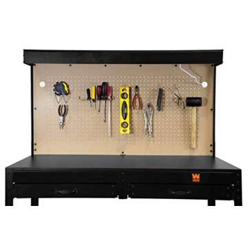 WEN WB4723 Workbench with Power Outlets and Light
