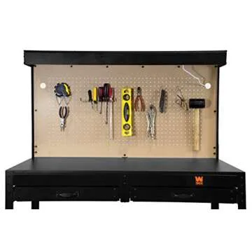 WEN WB4723 Workbench with Power Outlets and Light