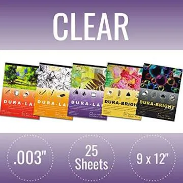 Grafix Dura-Lar Ultra Clear Film - Versatile Crafting Essential, 25 Sheets