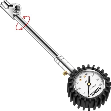 Top Heavy-Duty Tire Pressure Gauge (160 PSI) for Trucks, RVs, and More - Perfect Gift for Drivers!