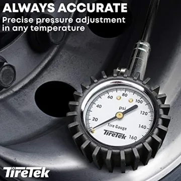 Dual Head Tire Pressure Gauge for Trucks & RVs - Accurate & Durable