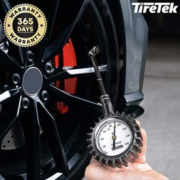 Dual Head Tire Pressure Gauge for Trucks & RVs - Accurate & Durable