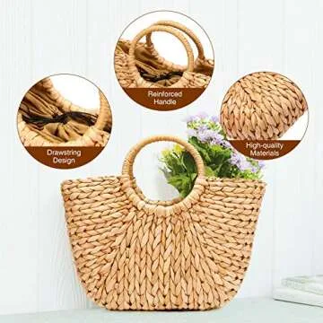 Stylish JOSEKO Summer Beach Bag for Sun-Soaked Adventures