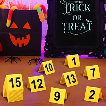 Vicenpal 15 Pcs Crime Scene Markers for Fun Parties