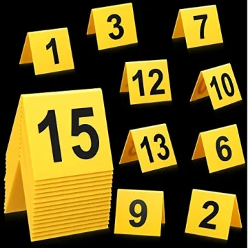 Vicenpal 15 Pcs Crime Scene Markers for Fun Parties