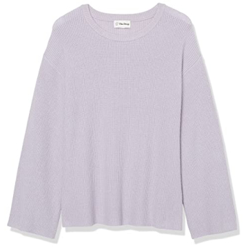 The Drop Women's Alice Crewneck Sweater Dusty Purple
