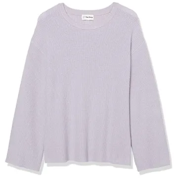 The Drop Women's Alice Crewneck Sweater Dusty Purple