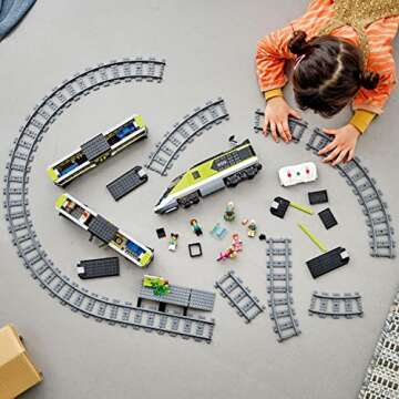 LEGO City Express Train Set with Remote Control & Minifigures