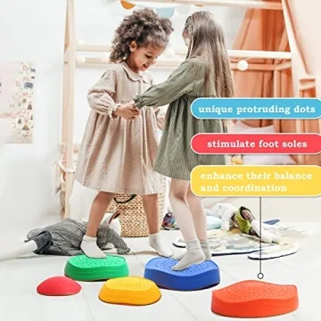 Makarci Stepping Stones, Non-Slip Toddler Balance Toys