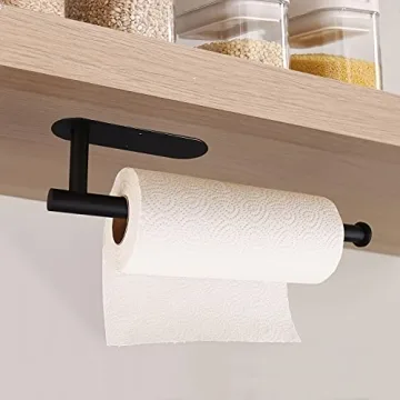 Black Paper Towel Holders for Kitchen Organization