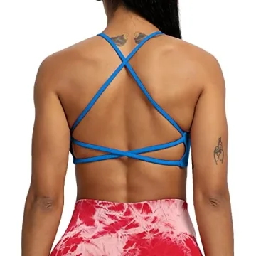 Aoxjox Women's Ivy Low Impact Sports Bra for Comfort