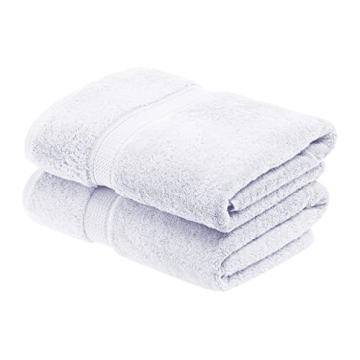 Superior Egyptian Cotton Pile Bath Towel Set of 2, Ultra Soft Luxury Towels, Thick Plush Essentials,...