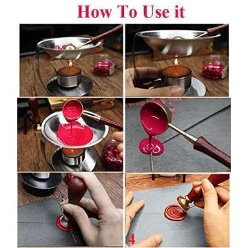 MNYR Vintage Santa Claus Northpole Official Seal Wax Seal Sealing Stamp Embellishment Wedding Invitation Card Snail Mail Gift Wrapping Wine Package Great Christmas Gift Idea Wax Seal Stamp Set