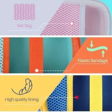 Lebakort Hard Case Compatible with Yoto Mini Kids Audio Music Player Children Speaker Plays Audiobook Cards Radio (Off White + Orange Case)