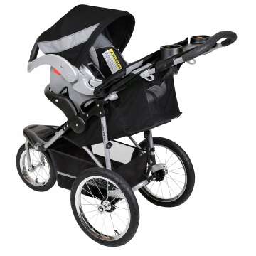 Baby Trend Jogger Travel System in Millennium White