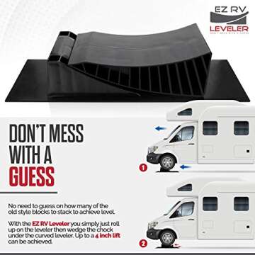 EZ RV Leveler Ramps for Perfect Trailer Stability
