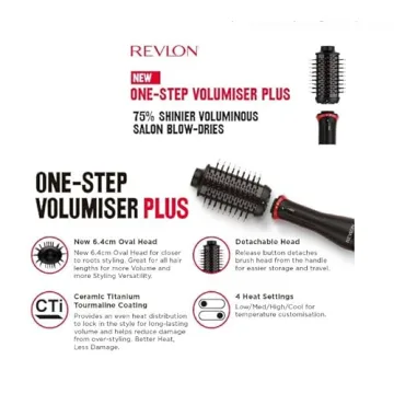 Revlon One Step Volumizer Plus 3X Ceramic Air Brush