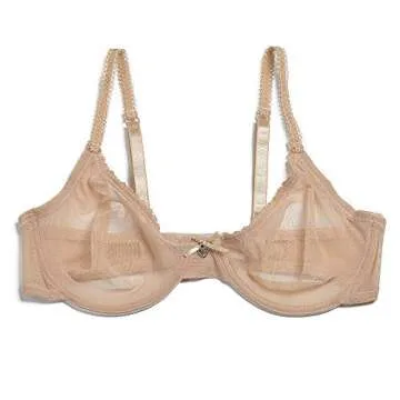 YANDW Sexy See Through Bra - Unlined Lace Bralette