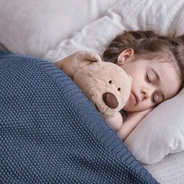 CozeCube Cozy Blue Throw Blanket for Comfort and Style